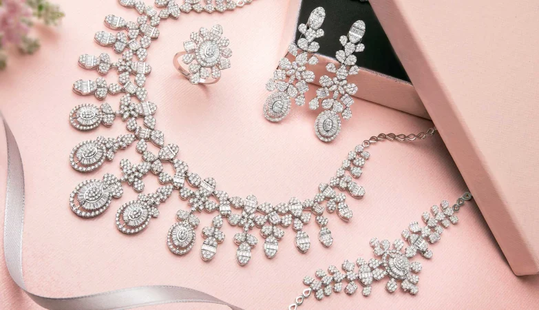 diamond jewellery set